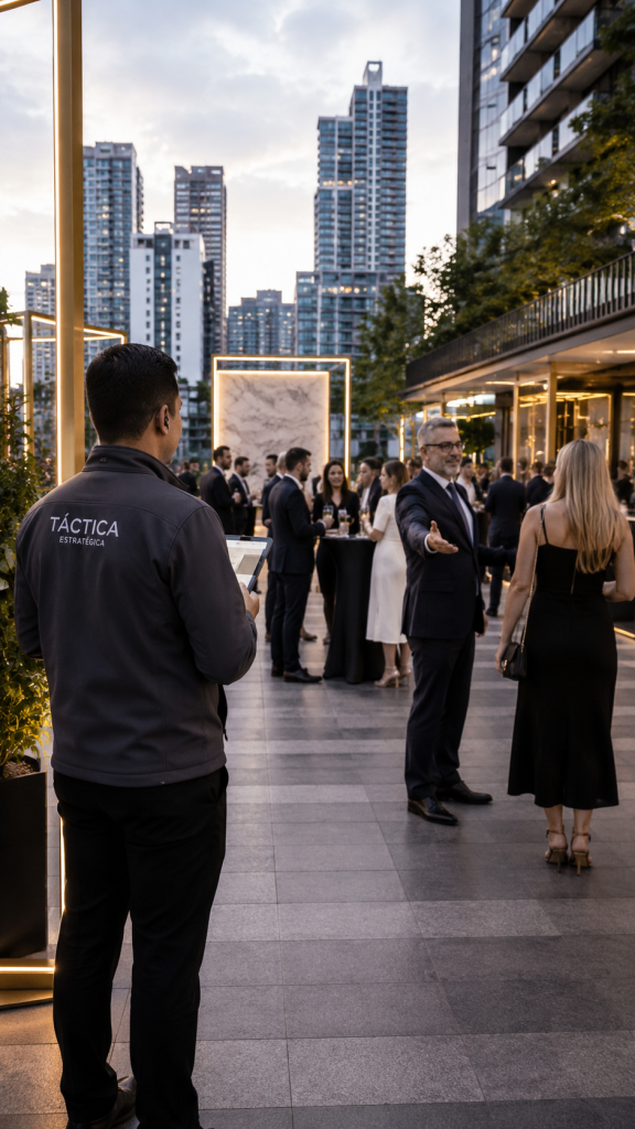 Coordinadores de Táctica Estratégica en un evento corporativo