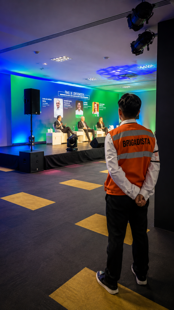 Brigadistas y operación de evento corporativo por Táctica Estratégica