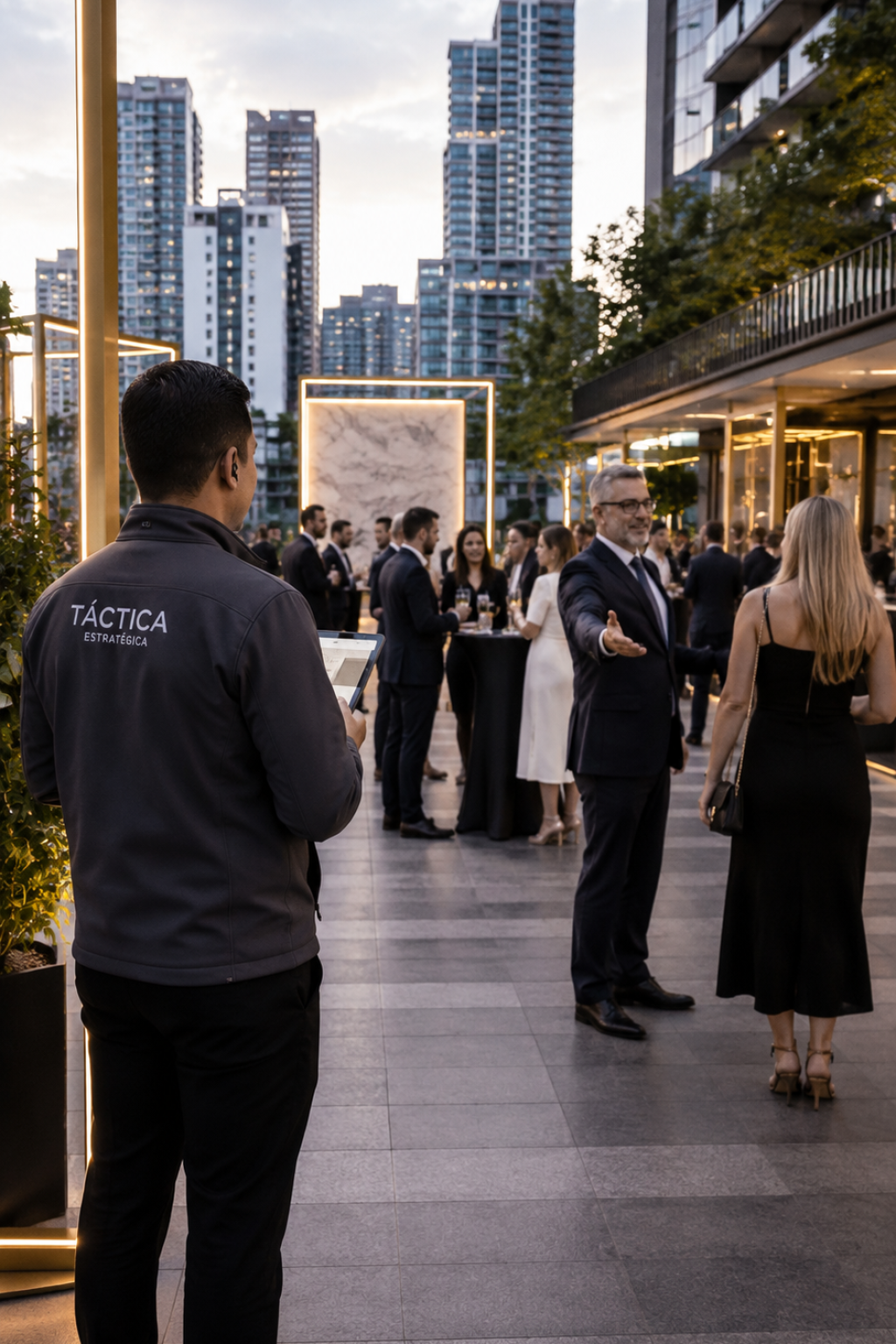 Coordinadores de Táctica Estratégica en un evento corporativo